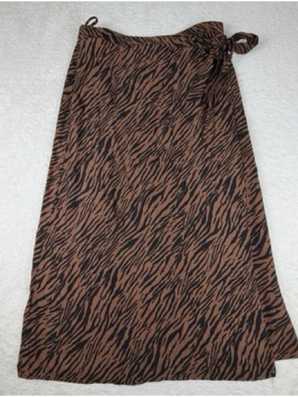 Urban Romantics Tiger Print Wrap Skirt Sz:s